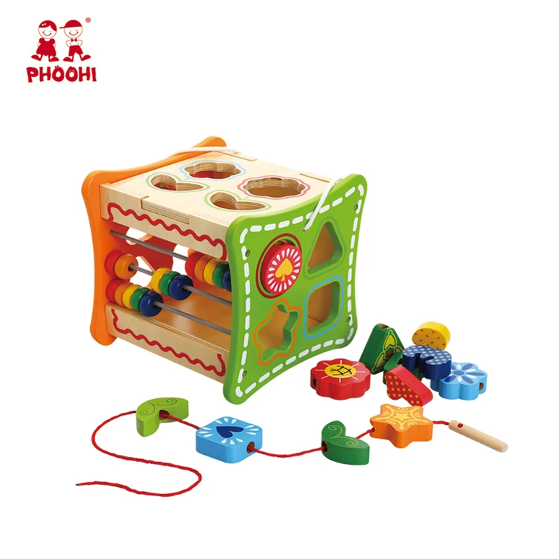 cubos didacticos de madera para niños