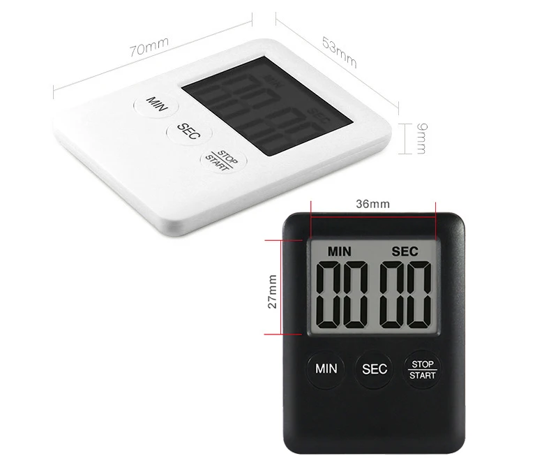 Kh-tm023 Safe Plastic Portable Small Mini Electronic Countdown Magnetic ...