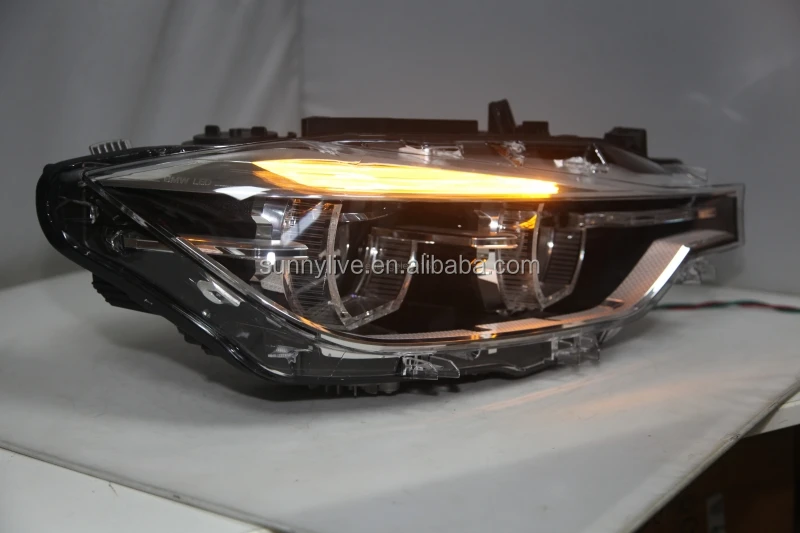 LED Angel Eyes Headlight  For BMW F30 F35 318 320 325 328 330 335 2013-2015 Year CN