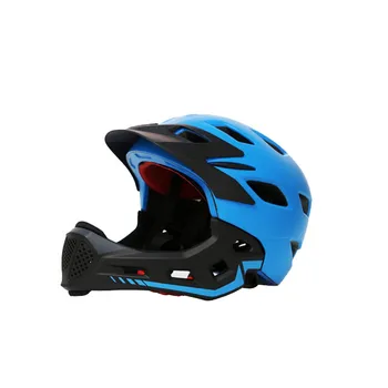 child bike helmet with face guard