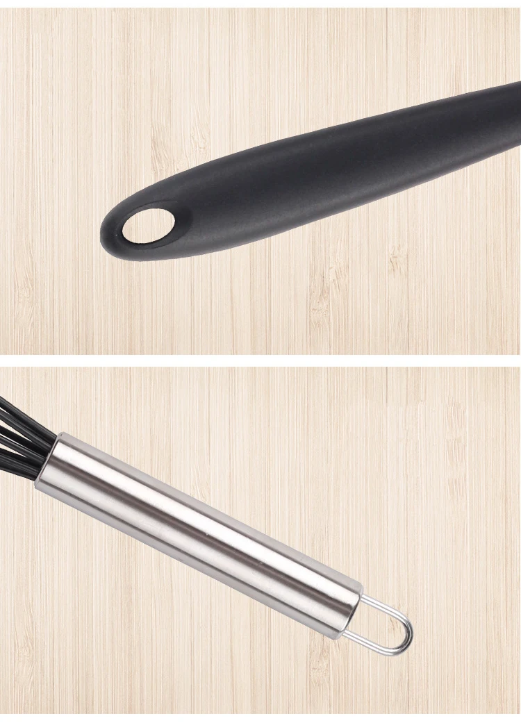 black silicone cooking utensils