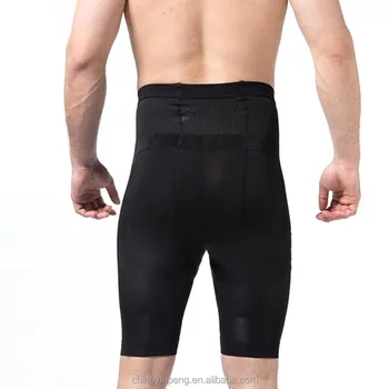 Waist Training Tummy Control Pant For Man Leg Belly Shaper Compression ...