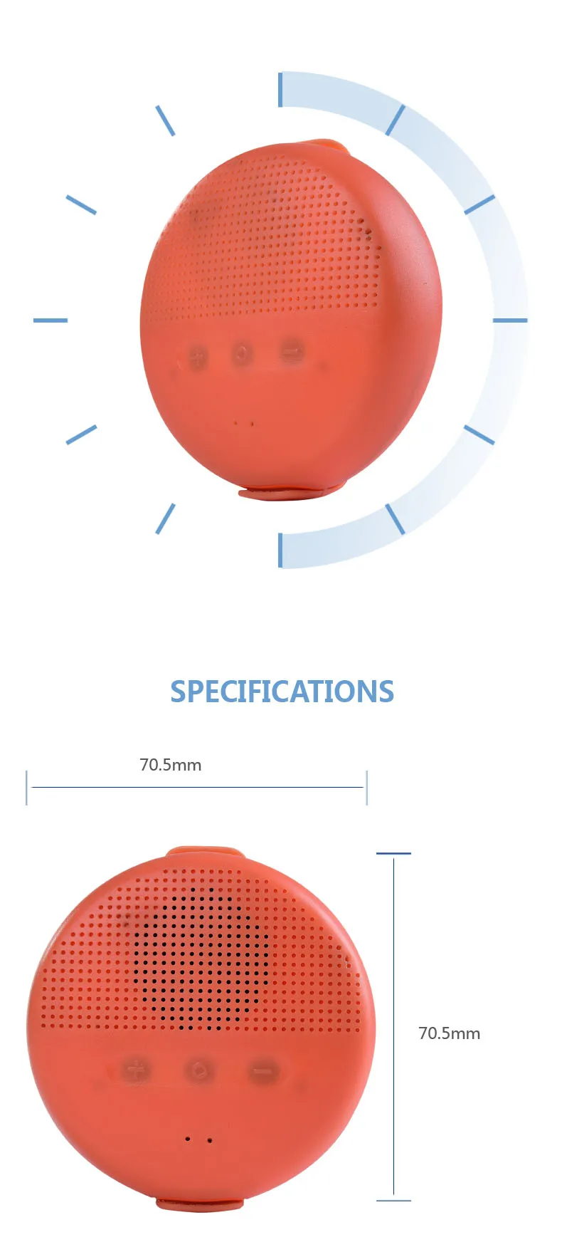 2018 high quality sd card music portable shower waterproof wireless c6 bluetooth speaker with fm radio made in china - ANKUX.COM