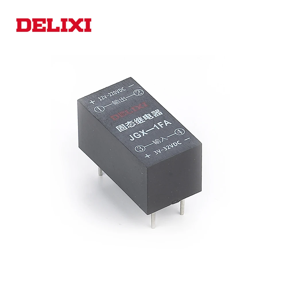 US Stock JGX-1F DC-AC PCB SSR Input 3-32VDC Load 0-380V DC 1A Solid State Relay