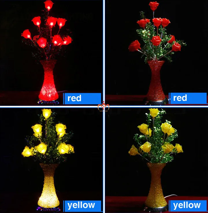 Wedding Favor Light Up Flower Vase Acrylic Led Rose Buy Light Up Flower Vase Acrylic Led Rose