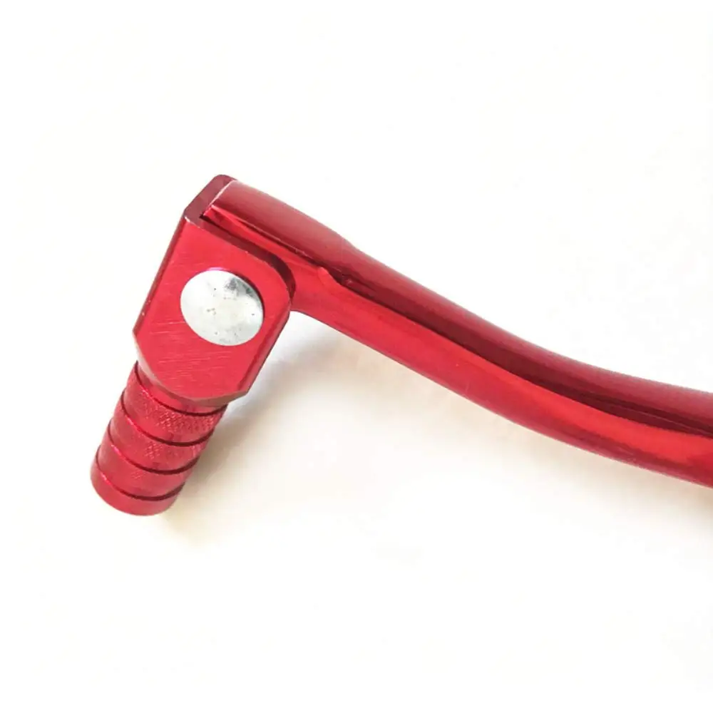 Universal Motorcycle Gear Shift Lever - 150x65mm CNC Aluminum Alloy Folding Shifter, Blue/Red, Easy Direct Replacement - View #4