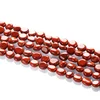 Wholesale Natural Red Jasper Oval Stone Bead , Loose Gemstone Charm Beads For Bracelet