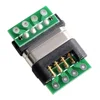 Electronics 4 pogo pins male female magnet adapter connector with plastic shell