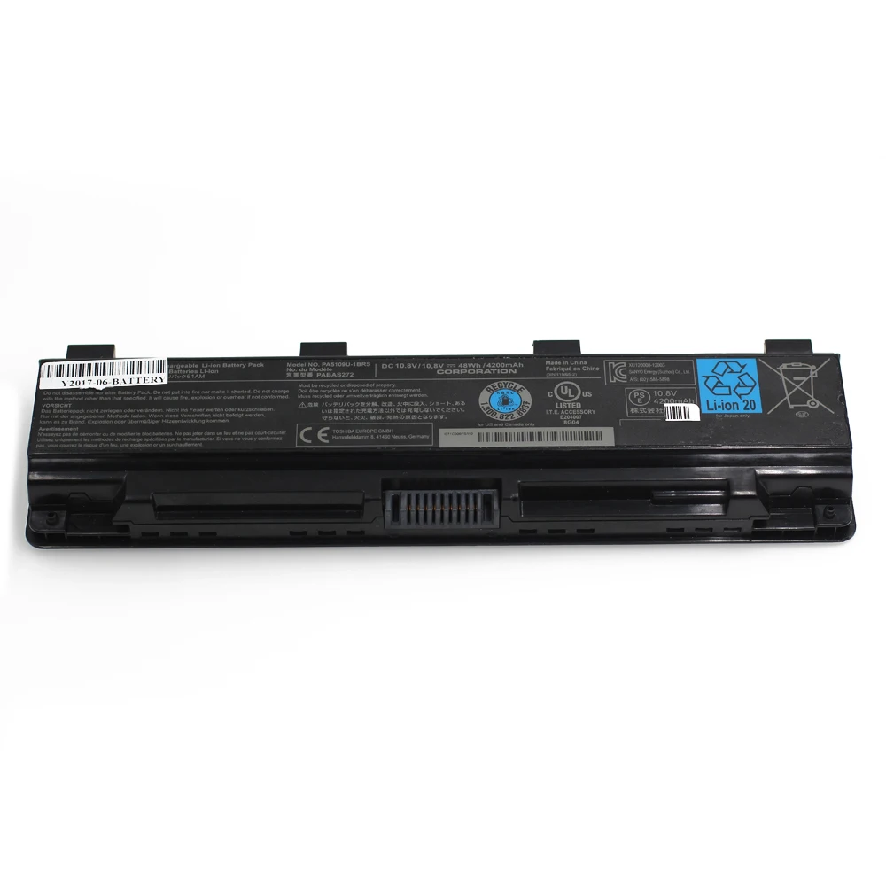 48wh 10.8v 4400mah 6 Cells Liion Laptop Battery Packs 5109 For Toshiba
