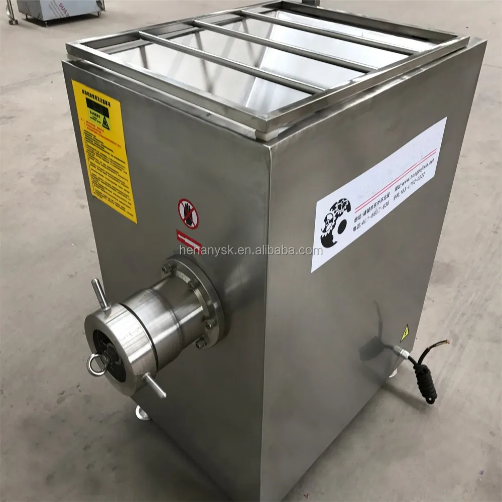 Hot Sale 2018 Stainless Steel Frozen Meat Grinder Freezing Pork Grinding Machine