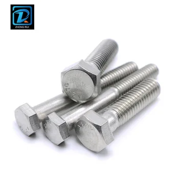 Din931 Uns S30400 Stainless Steel Hex Bolt - Buy Fastener Bolt ...