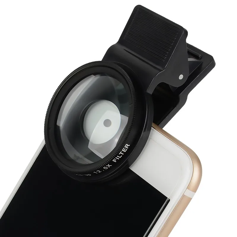 Professional Mobile Phone Filter 37mm 12.5 X Close Up Filters Phone ...