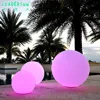 Waterproof IP68 16color rechargeable Battery operate garden square decoration Led Light Balls