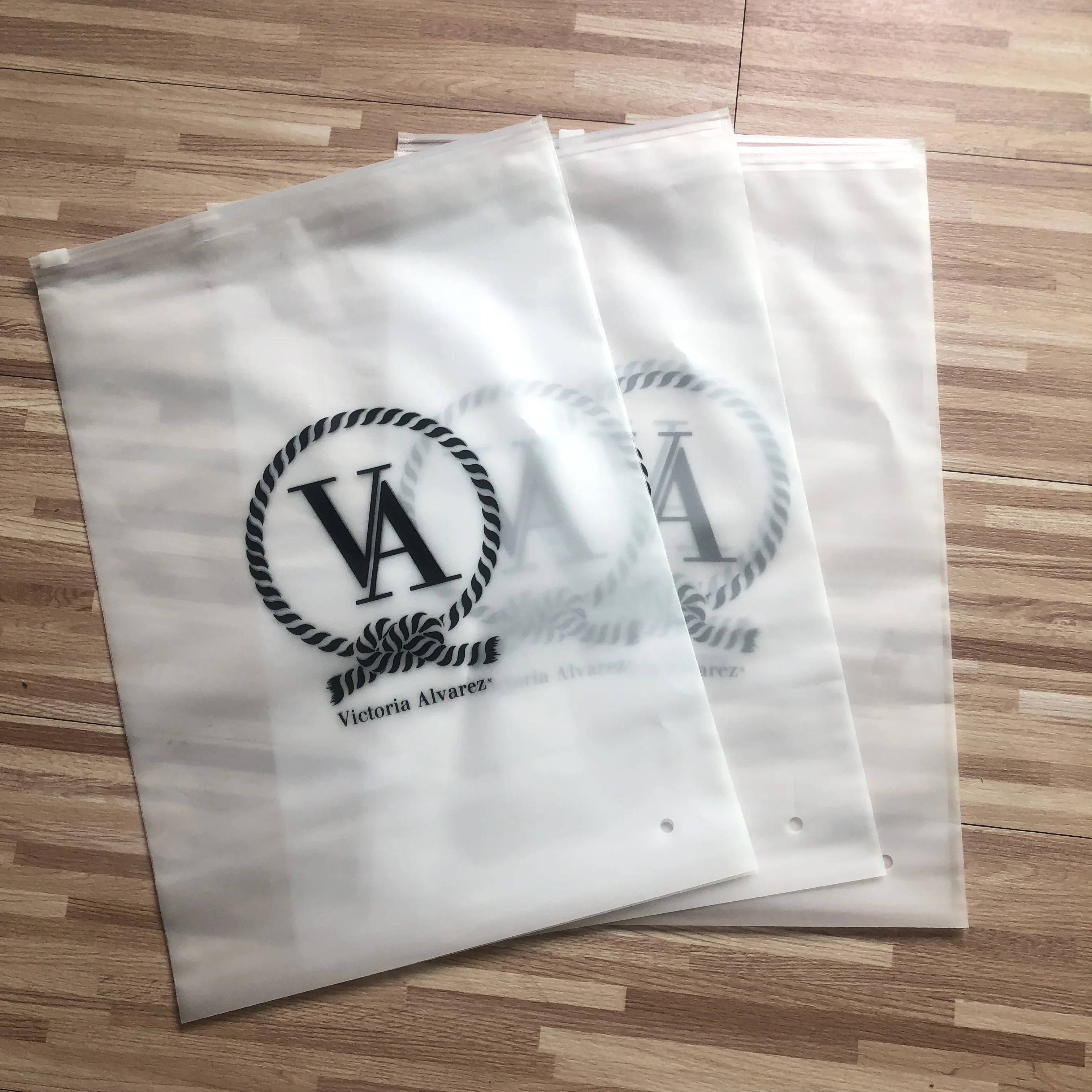 Custom Opp Pvc Zipper Packing Clothing Bag With Your Logo,Zip Lock