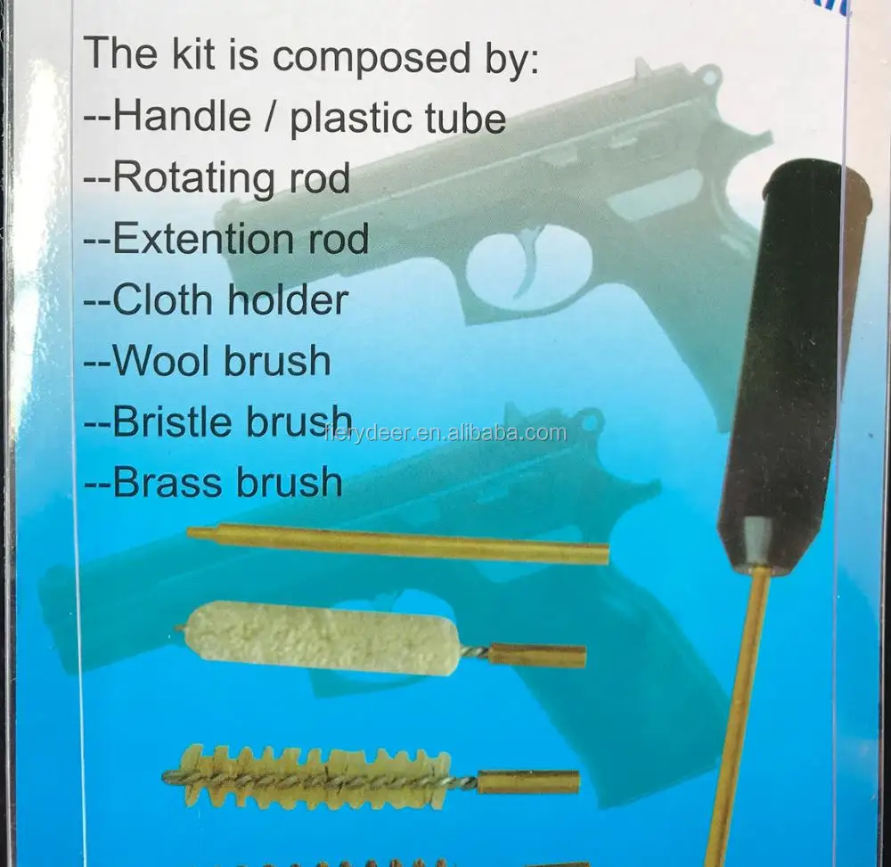 Pistol Gun Cleaning Kit Universal Butt Stock Cleaning Kit Buy