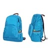 Lightweight plain color backpack custom logo folding backpack
