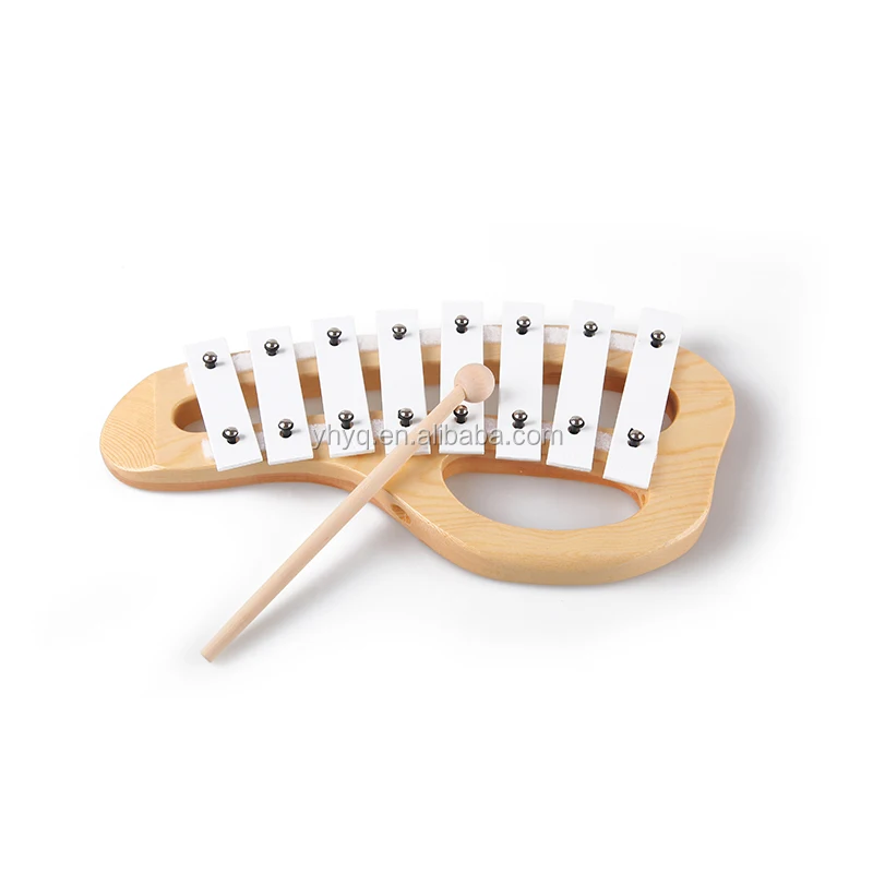 Colorful 8 Tones Aluminium Metallophone Musical Instrument Handheld