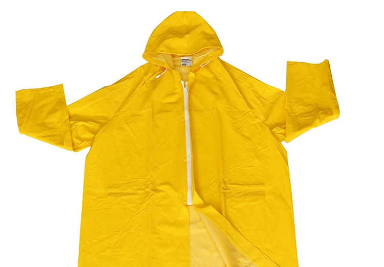 Waterproof Yellow Men Pvc Raincoat - Buy Pvc Raincoat,Cheap Yellow ...