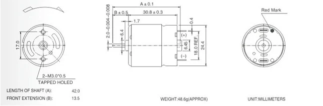 drawing of micro motor