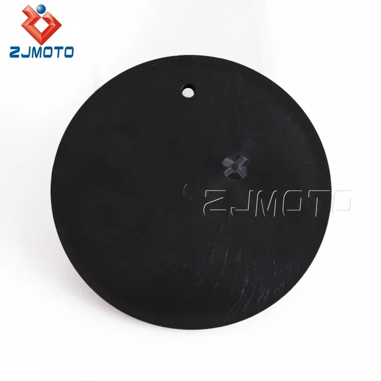 Universal Black Motorcycle Kickstand Pad Puck For Harley Honda Kawasaki