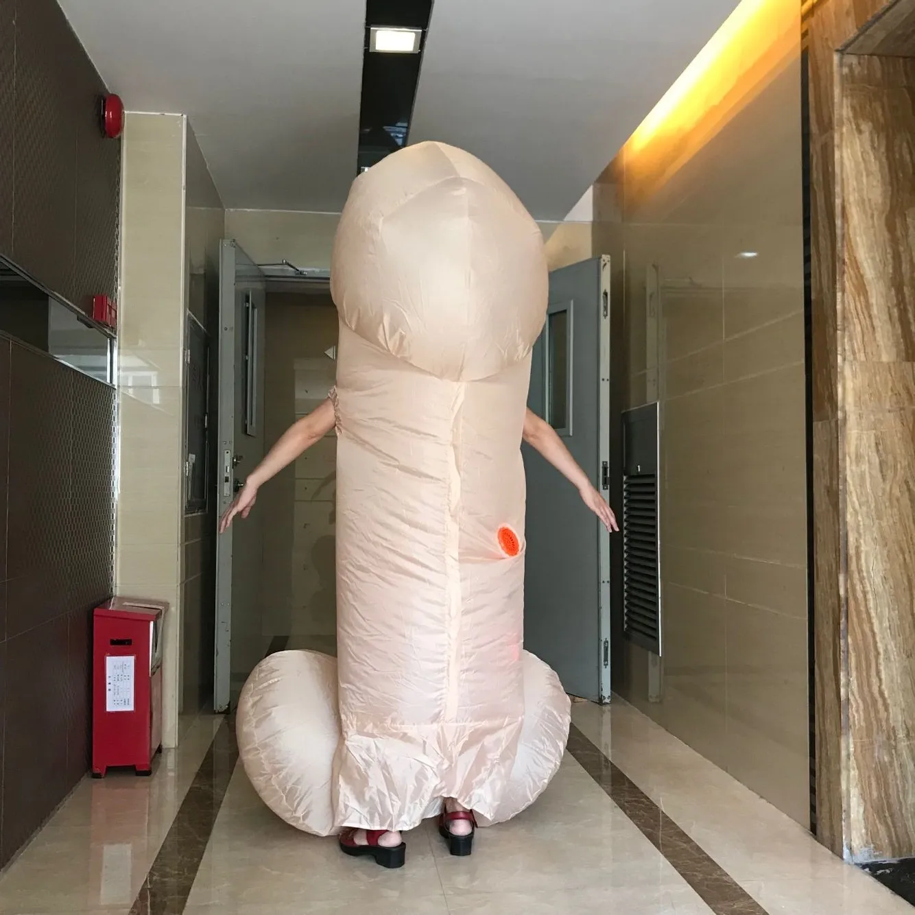 giant inflatable willy costume