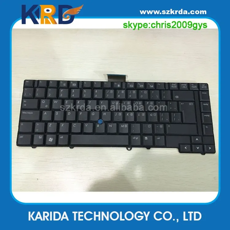 New Spanish Notebook Keyboard For Hp 6910p 6910 Black Sp Layout Hp 6910p 6910 Black Sp Layout