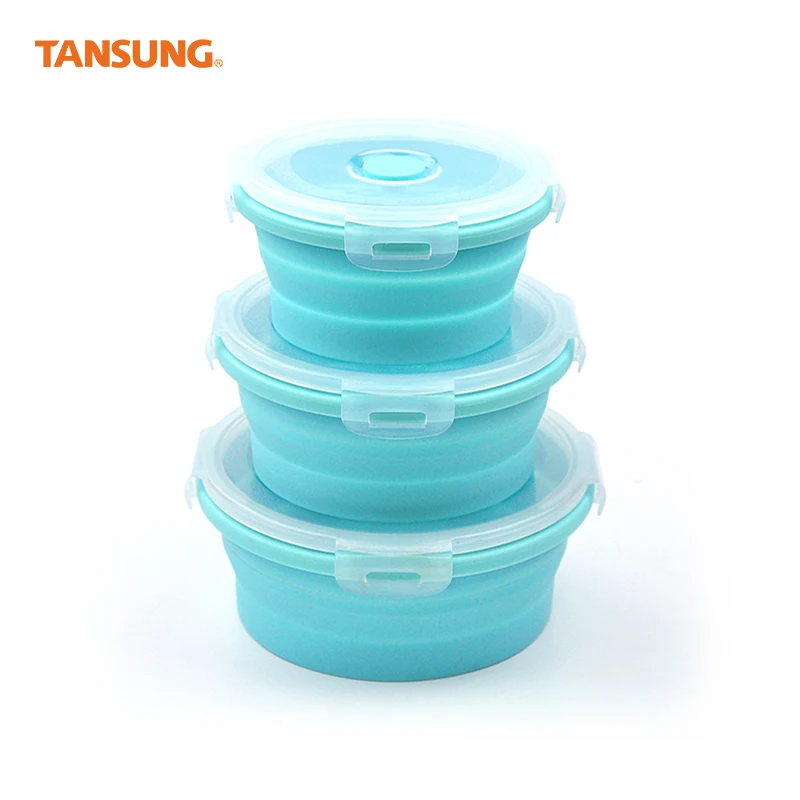 Wholesale Lunch Boxes Heated Plastic Lunch Box For Kids Foldable Lunch