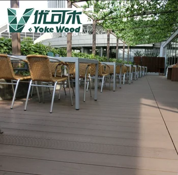 Wpc Low Maintenance China Hollow Decking Floor Wood Plastic