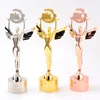 Customized Design Metal Miss Award Trophy Hot Sale Custom Color Printed Miss Sport Trophy Souvenir