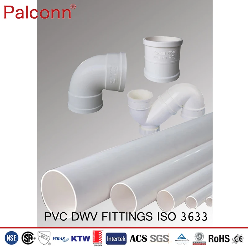 White Pvc Pipe Upvc Drainage Pipes For Waste Water Manufacturer - Buy ...