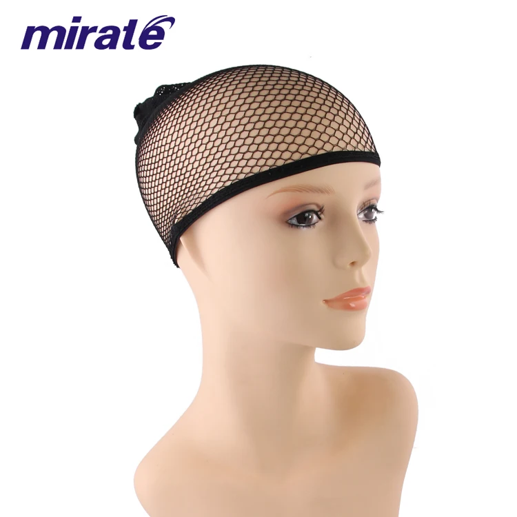 Weaving Black Wig Hair Net Weaving Wig Cap Black Stretchable Elastic