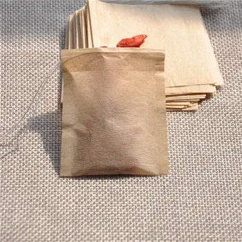 100 Pcs 10 X 12cm Brown Colour Empty Drawing Tea Bag Filter Paper Roll