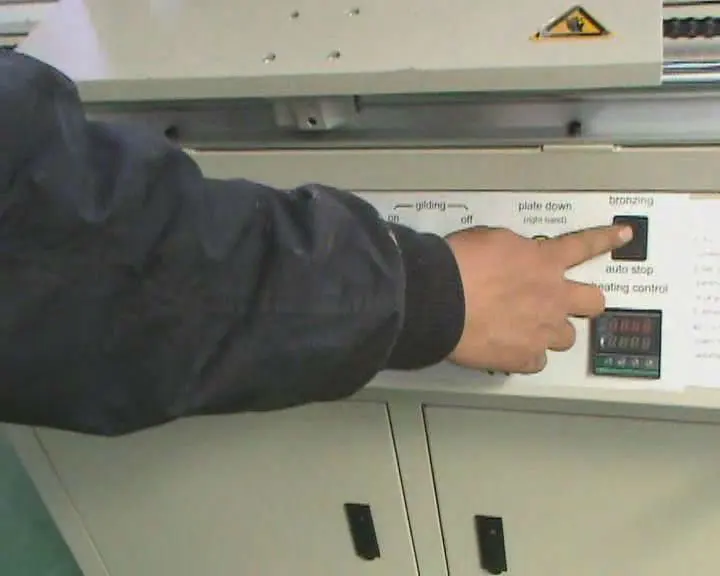 album polishing and bronzing machine