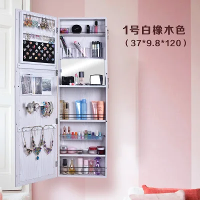 Christmas best gift wholesale cosmetics jewelry cabinets dressing mirror lockers full body mirror cabinet