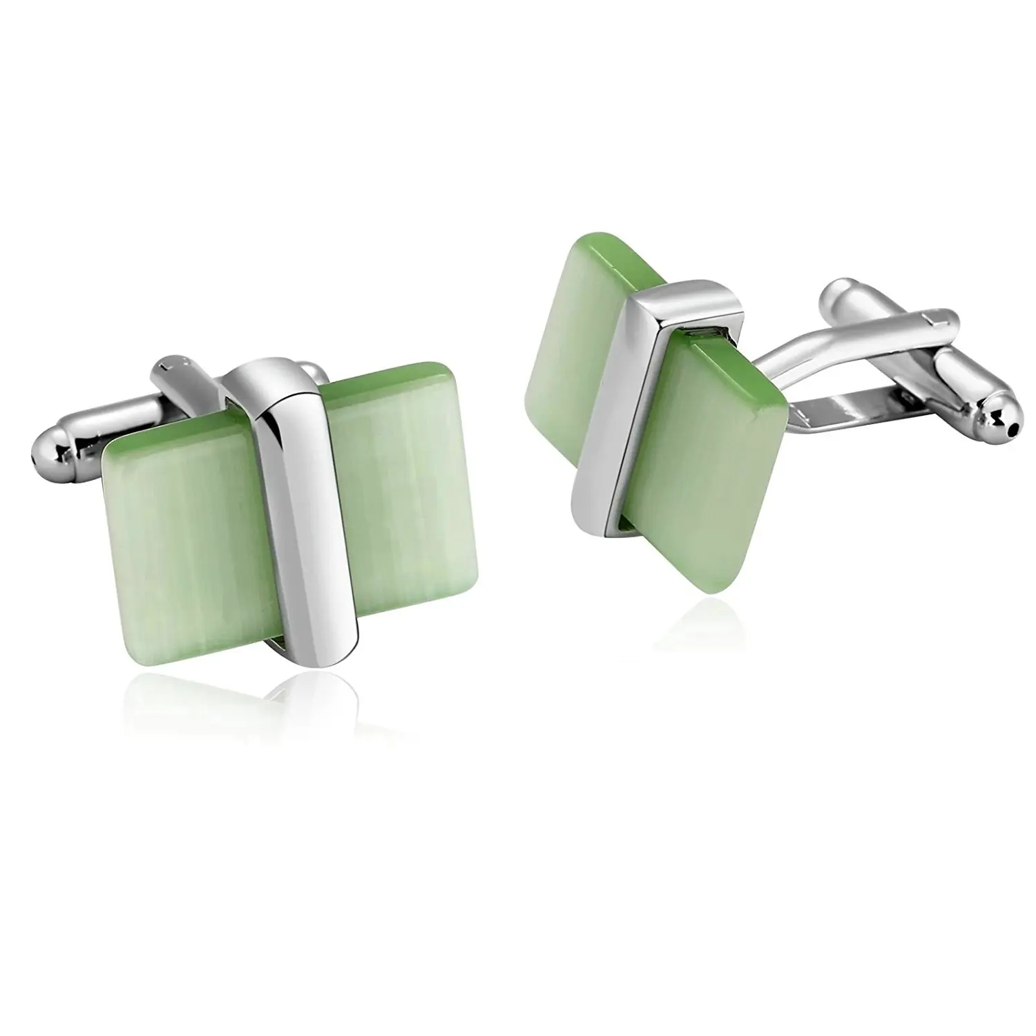 Aooaz Unique Mens Stainless Steel Cufflinks Tuxedo Cufflinks 2Pcs Business Wedding Classic Gift Box