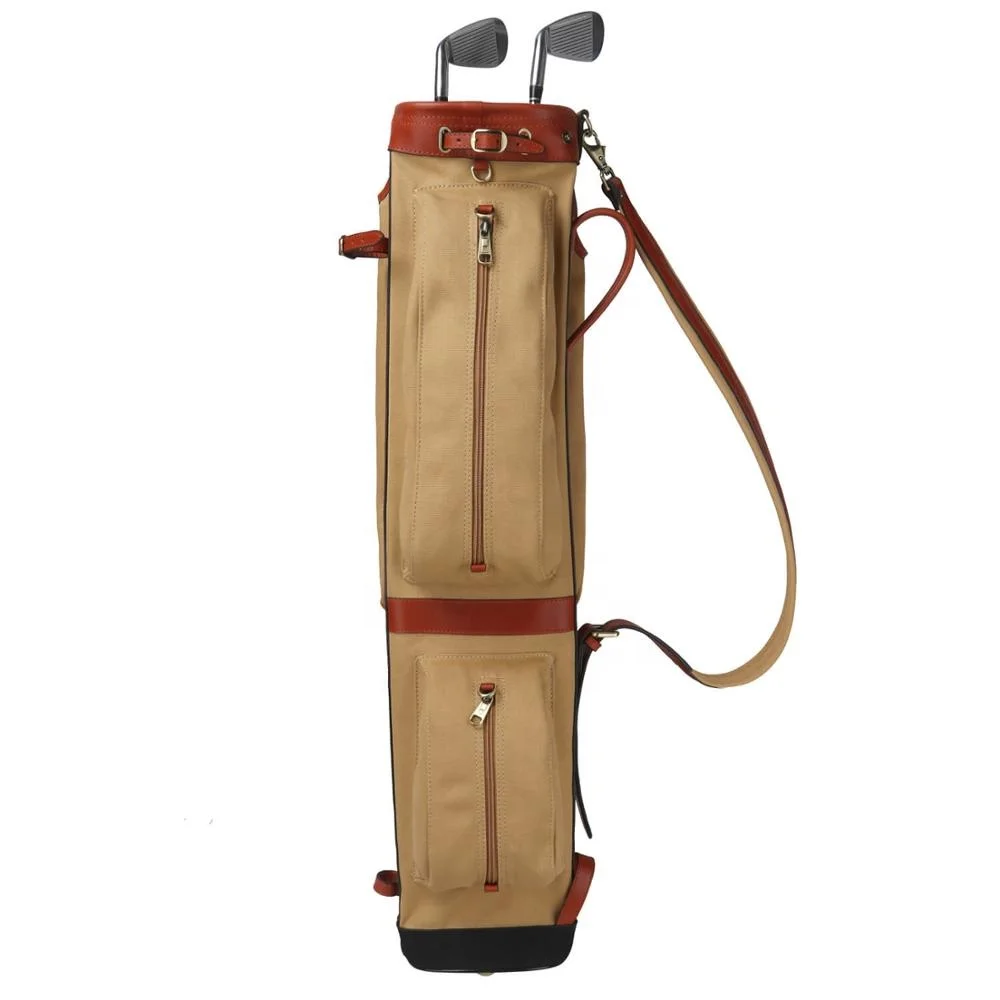 Canvas And Leather Golf Bags,Tb186ca01 Instock Sport Bag For Golf