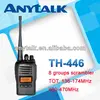 TH-446 PMR446 walkie talkie with 3 keypad