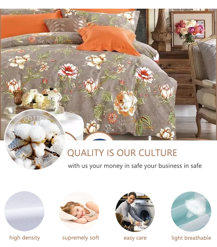 Homesense 4pcs Soft Ecofriendly Super King Size Bedding Set Luxury