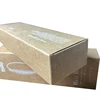 Recycled brown kraft foldable folding paper box for package