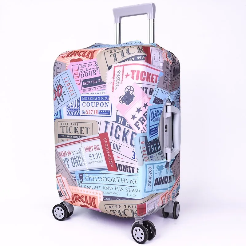 Wholesale Customized Promotional Printed Elastic Spandex Suitcase ...