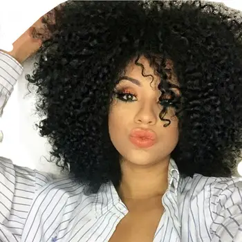 Fashion Unice Afro Curly Hair Drawstring Ponytail Brazilian Hair