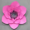 Mini red pink paper flowers