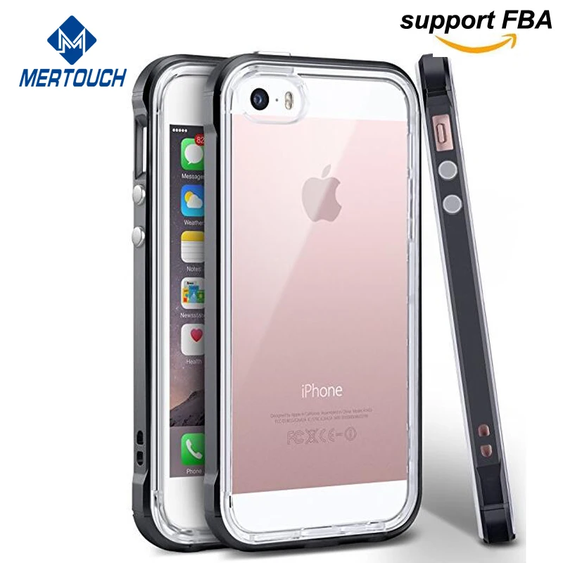 For Iphone Se Case Clear Soft Rubber Soft Tpu Bumper Flip Leather Cover