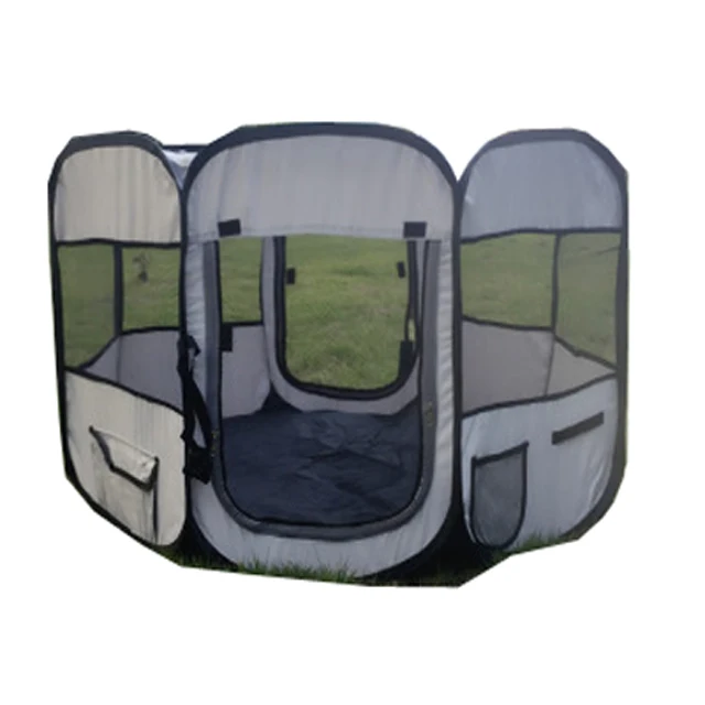 Superior 8-Panel portable luxary  wholesale foldable pet playpen for pet tent