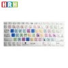 sliver color English Shortcuts Keyboard Cover For Macbook Retina 13 15 Air 13 A1466 Function Hot Key Keyboard Protector Skin