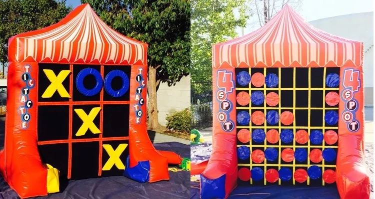 Interactive 4 Spot Inflatable Tic Tac Toe Game For Carnival Party - Buy ...