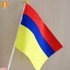 High Quality Custom Tour Guide Hand Flag With Tour Guide Flag Pole