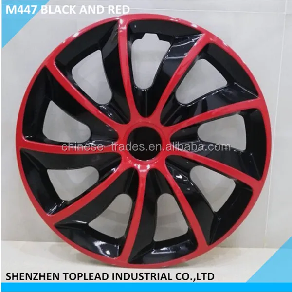 Double Color Alloy Rim Cover Bicolor Car Wheel Covers For Universal