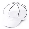 Wholesale manufacturer breathable tine foldable sweat absorption versatile artificial leather peacked hat dad hat