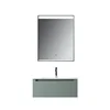 Factory direct supply Artificial stone Light Green Plywood cheap small vanity cabinet